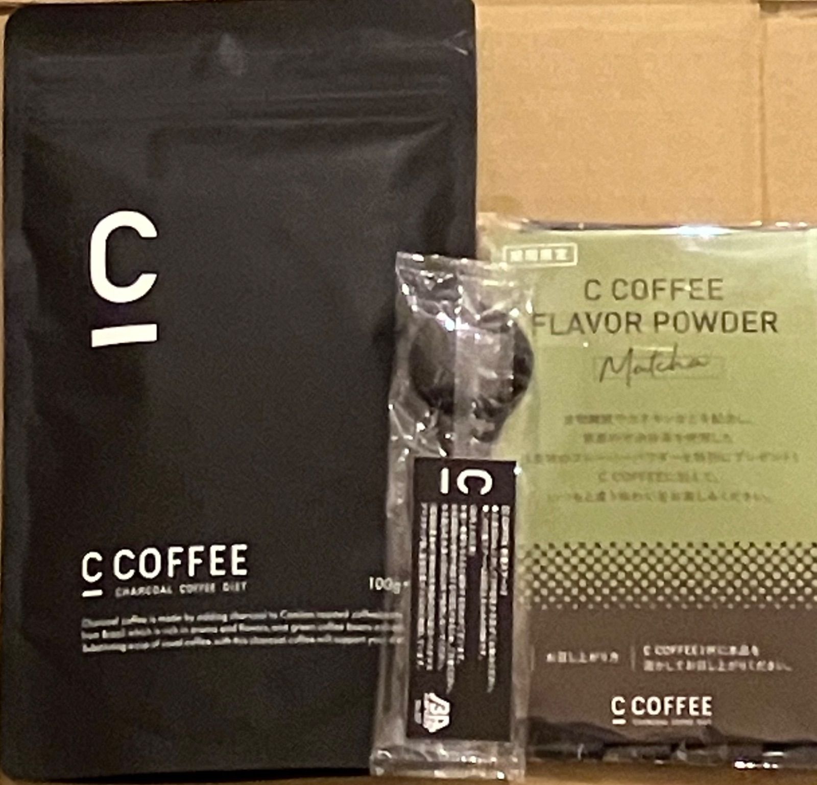 C COFFEE チャコールコーヒーダイエット 期間限定 抹茶味のフレーバーパウダー付き 軽量スプーンセット - メルカリ