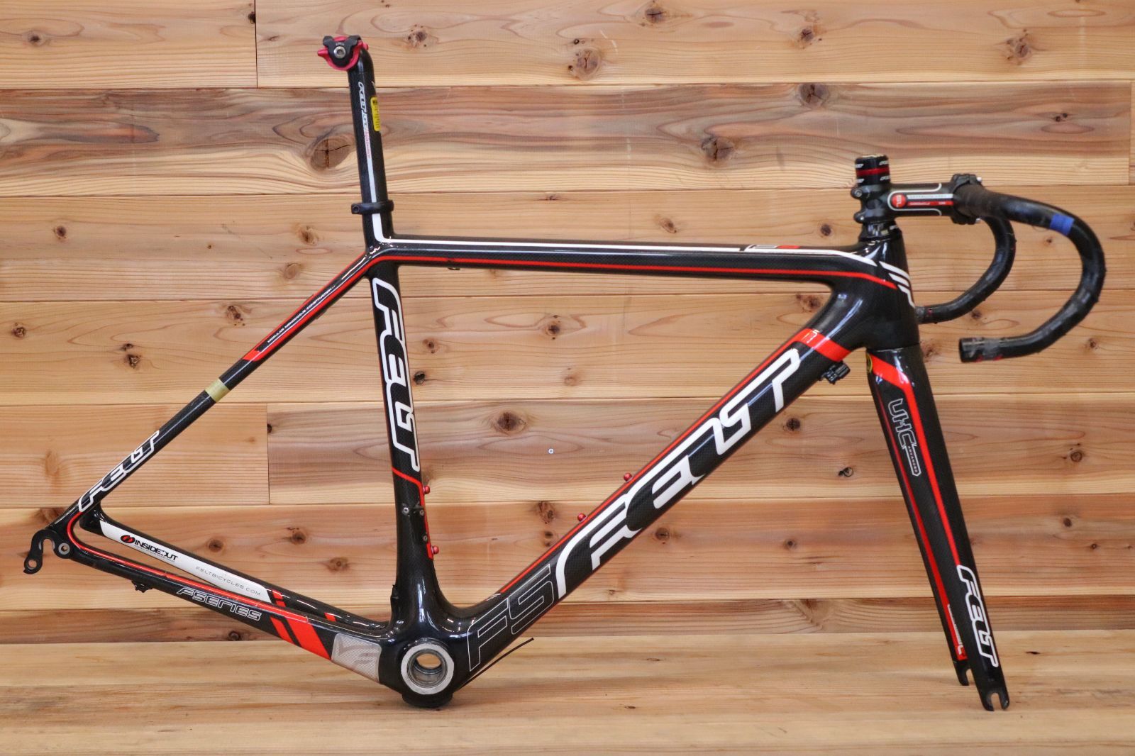 FELT F5 カーボン フレーム セット 軽量 ロードバイク 値下げ可 赤 黒