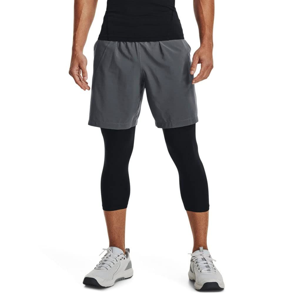 アンダーアーマー UA Woven Graphic Shorts Pitch Gray | | Black 3XL