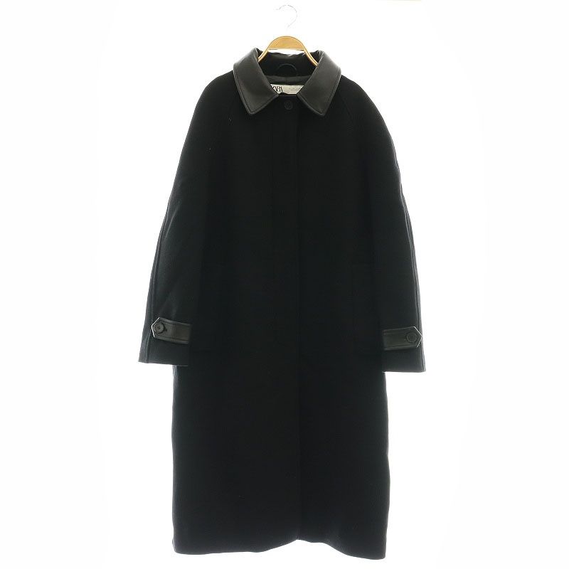 ザラ ZARA ZW COLLECTION MANTECO ウール混コート ステンカラー