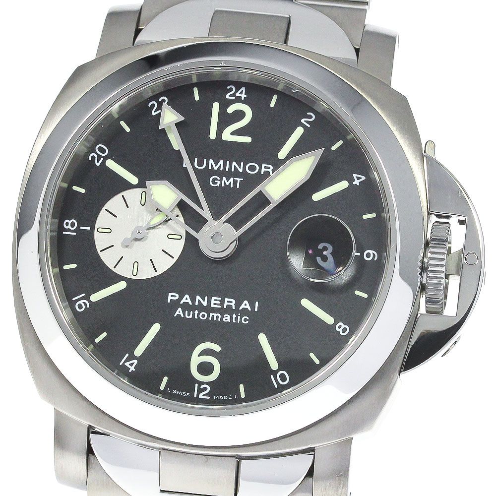 パネライ PANERAI PAM00161 ルミノール GMT デイト 自動巻き メンズ _779458