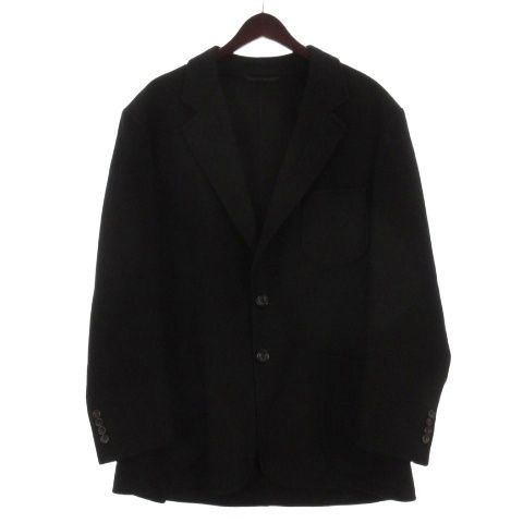 カマンタ L'UOMO KAMANTA カシミヤ100% ロロピアーナ ステンカラー コート ロング 黒 50 ◇MM-14713 ◇02 カシミア メンズダブルジャケット 中古L\u0027UOMO カマンタ KAMANTA