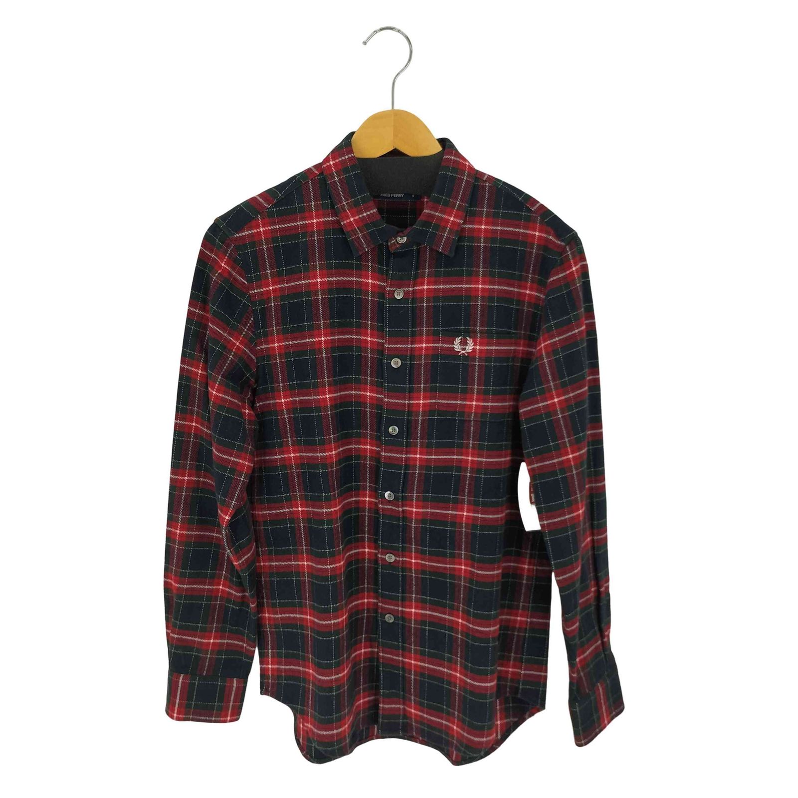 フレッドペリー FRED PERRY 起毛タータンチェックシャツ BRUSHED TARTAN SHIRT メンズ import：S 