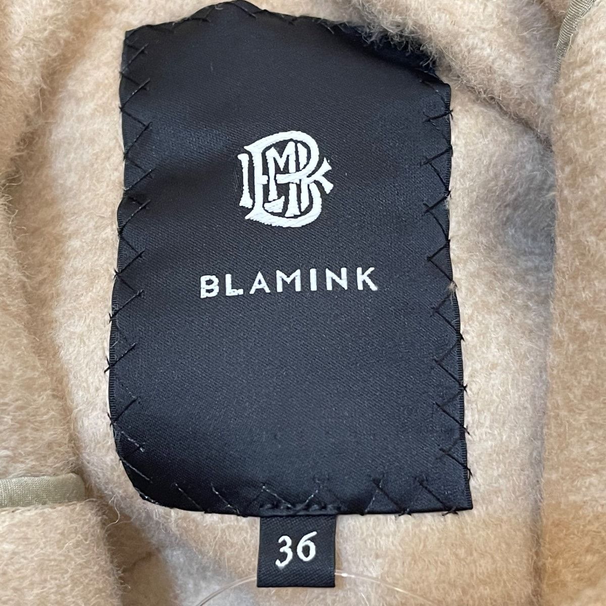 BLAMINK(ブラミンク) ダッフルコート サイズ36 S レディース美品 - 7925-230-0240 ベージュ 長袖/冬/キャメル - メルカリ