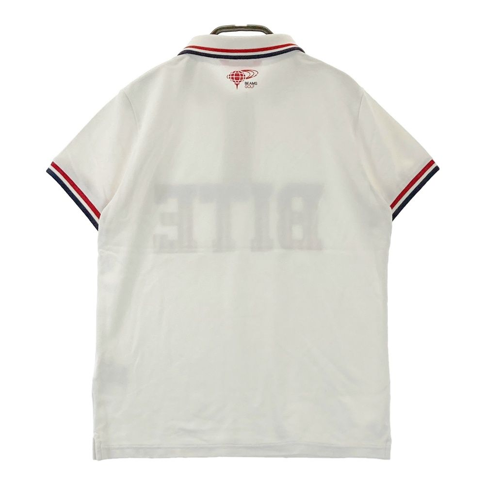 ビームスゴルフ(BEAMS GOLF)のポロシャツ Sサイズ　美品　爽やかな青！