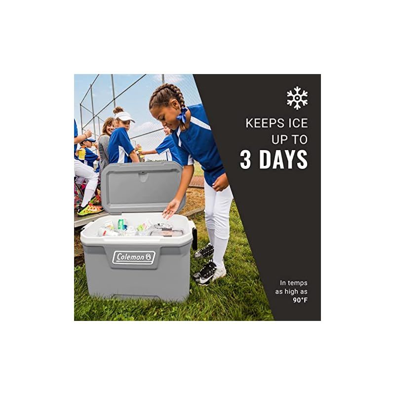 Coleman コールマン クーラボックス 316シリーズ 52QTハードクーラー ハードクーラー 保冷 アウトドア キャンプ 釣り 部活 厚断熱材 49L 防災 0 OLIVEOS_COM_TR