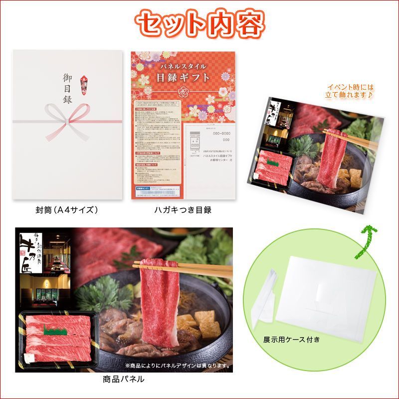 に最適 パネルスタイル目録ギフト