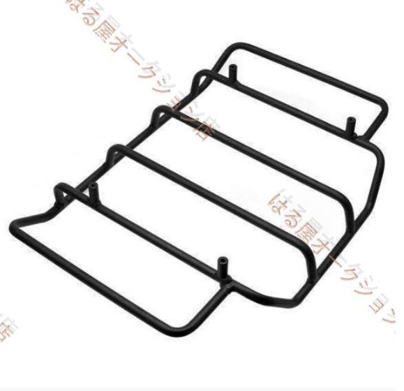 Harley Touring用Tour-Pak荷物ラック FLHR FLHX FLHTCU対応|1984~2018年モデル対応|ブラック&クローム|簡単取り付け