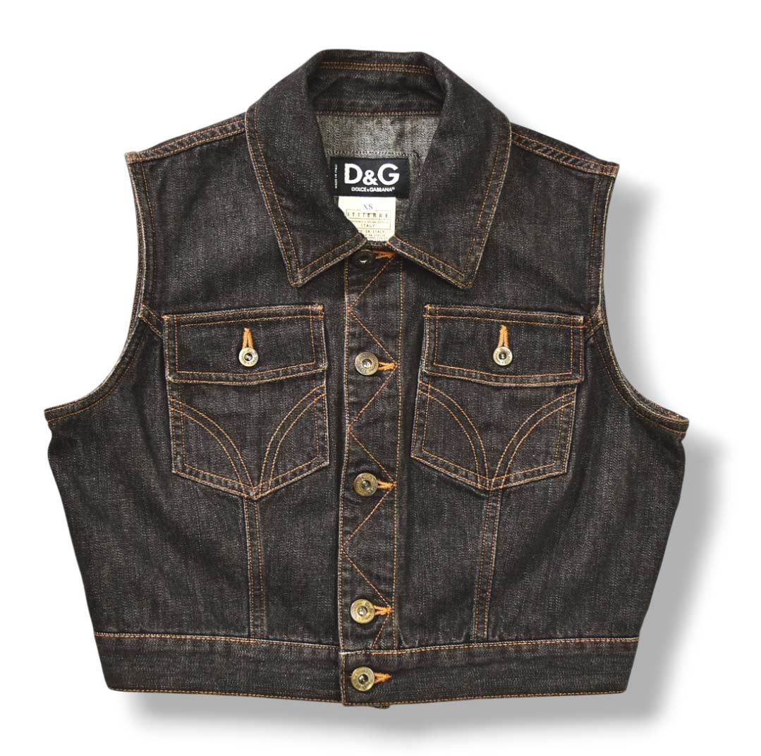 大人気　D&G ドルチェアンドガッパーナ　デニムジャケット　S  ブラック DOLCE&GABBANA（Gジャン/デニムジャケット）のフリマアイテム一覧