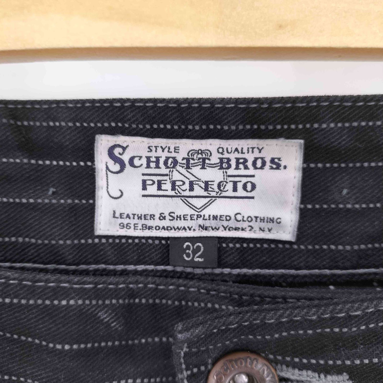 Schott ショット ヒッコリーデニム ウォバッシュ 新品未使用 サイズ34 Schott ショット ヒッコリーデニム ウォバッシュパンツ 新品未