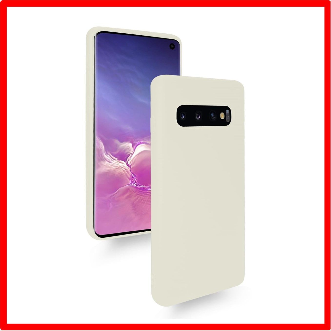 人気商品】 Samsung Galaxy S10_ホワイト Galaxy S10ケース 耐衝撃 ...