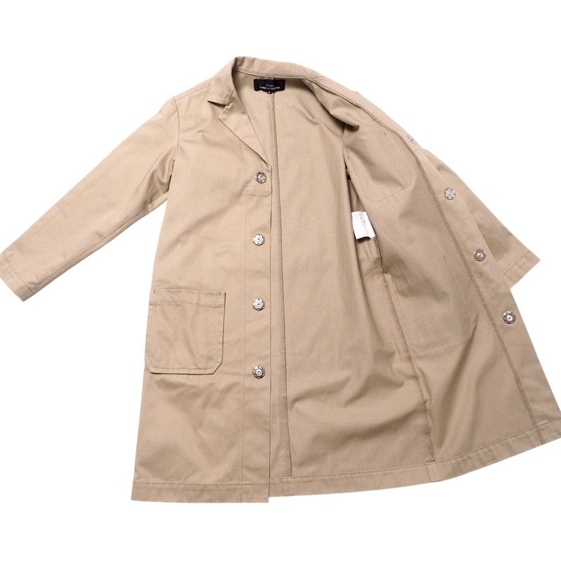 COMME des GARÇONS ロングコート ベージュ・グリーン COMME des GARÇONS ロングコート ベージュ・グリーン COMME des