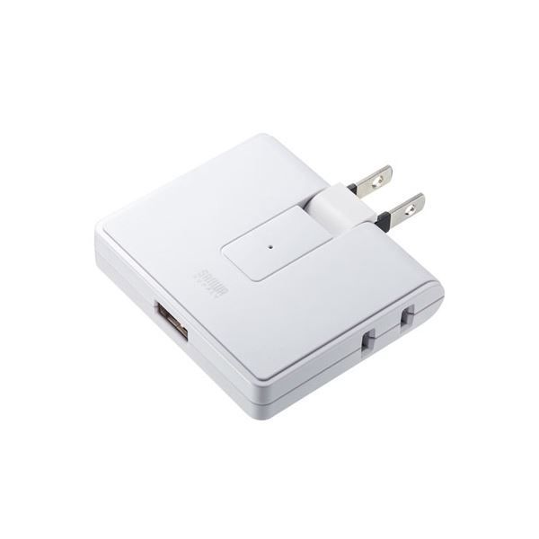 サンワサプライ USB充電ポート付きモバイルタップ TAP-B104UNX5