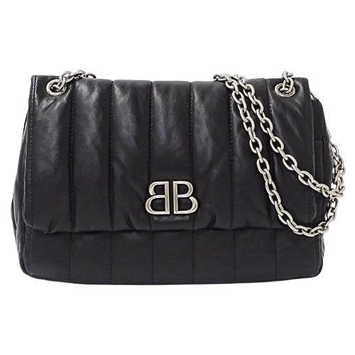 バレンシアガ☆Monaco キルティングレザーショルダーバッグ BALENCIAGA Monaco レザー ショルダーバッグ | NET-A-PORTER