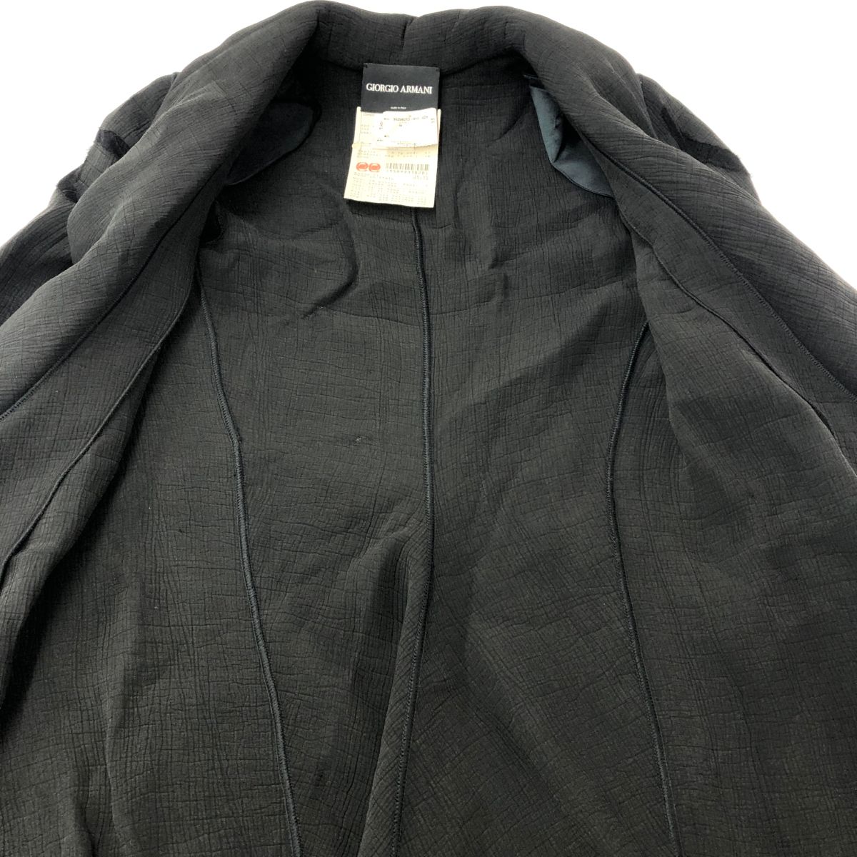 GIORGIO ARMANI ジョルジオアルマーニ ショールカラーデザイン