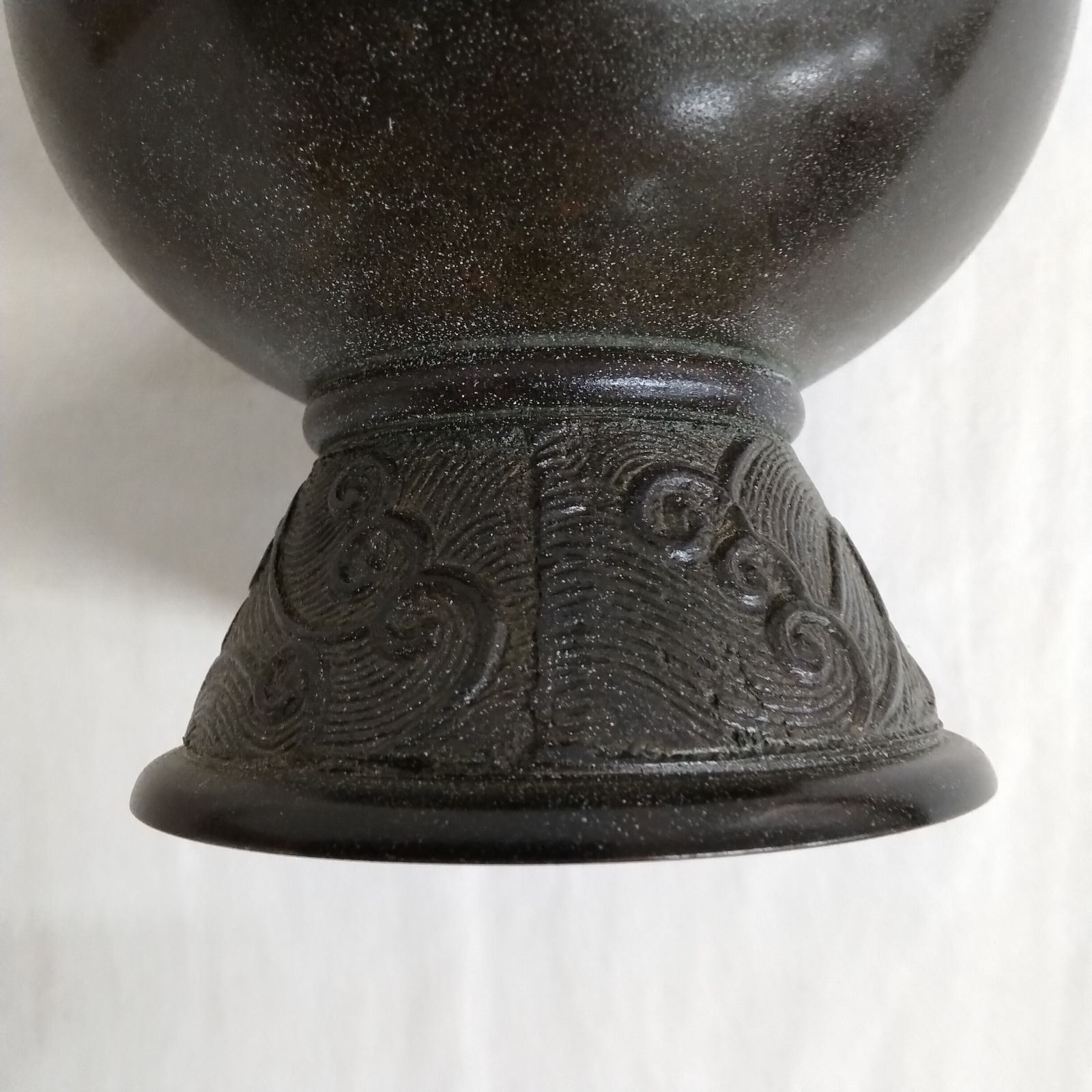 茶道具 唐銅花入 鶴一声 大名物 写 藤井宗喜造 共箱 AYM9-22E WWW_IBETON_RU