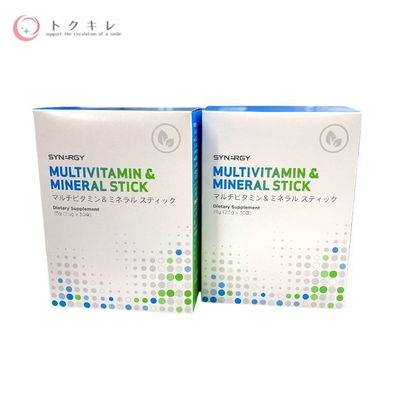 トクキレ シナジー マルチビタミン＆ミネラル スティック 2.5g×30袋×2箱セット