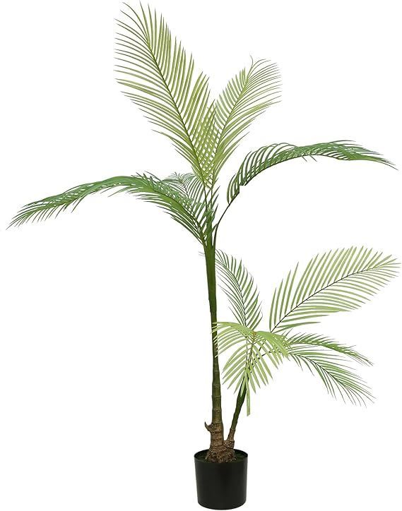 【在庫処分】観葉植物 フェイク ヤシの木 の木 フェイクグリーン 人工観葉植物 大型 光触媒 造花 ホテル インテリア リアル おしゃれ お祝い 樹 木 室内 (150cm ヤシの木)