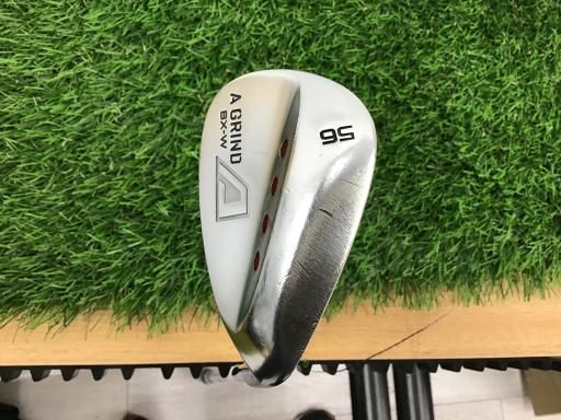 A DESIGN GOLF A GRIND BX-W ニッケルクロム 56° ウェッジ WG 純正特注シャフト フレックスS メンズ 男性用 右利き 右用 Dランク ゴルフクラブ
