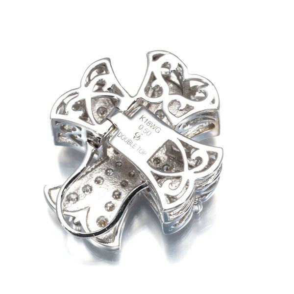 ゆきざき ペンダントトップ ダイヤ ダイヤモンド 0.50ct ダブル