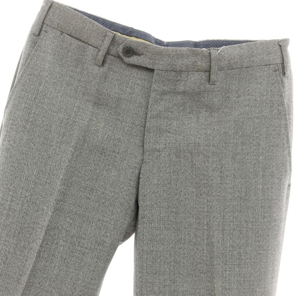 美品】Germano ジェルマーノ ストレッチウール ドレススラックス グレー