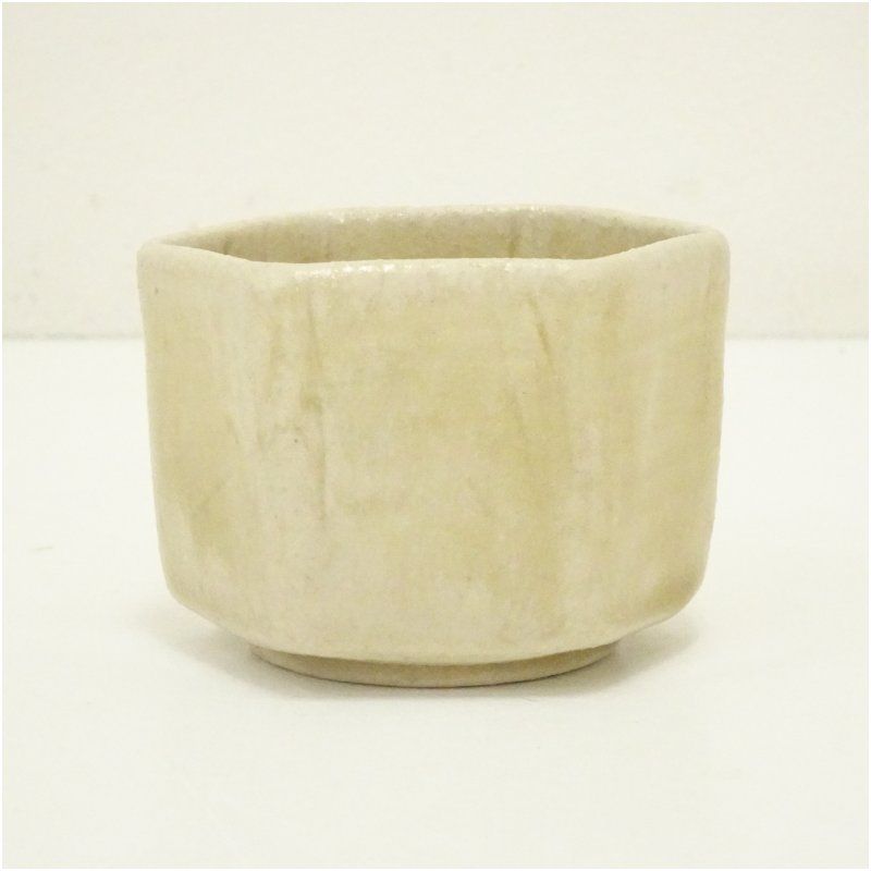 茶道具 加藤芳右衛門 黄瀬戸 平鉢 共箱 古美味】加藤芳右衛門(十鳳) 黄瀬戸鉢 茶道具 保証品 3fMY(鉢