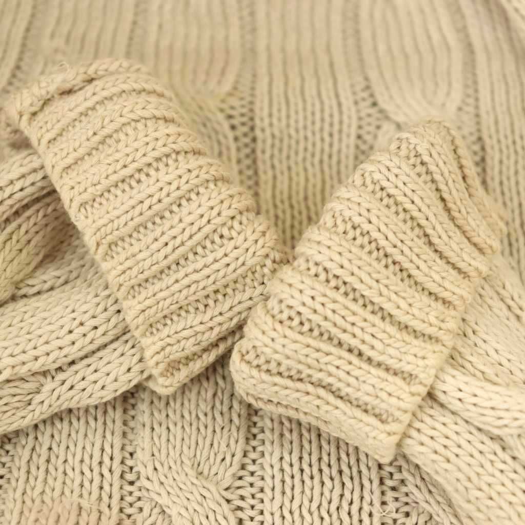 POLO RALPH LAUREN ケーブルニットセーター L ベージュ ポロ ラルフローレン POLO RALPH LAUREN ケーブルニット