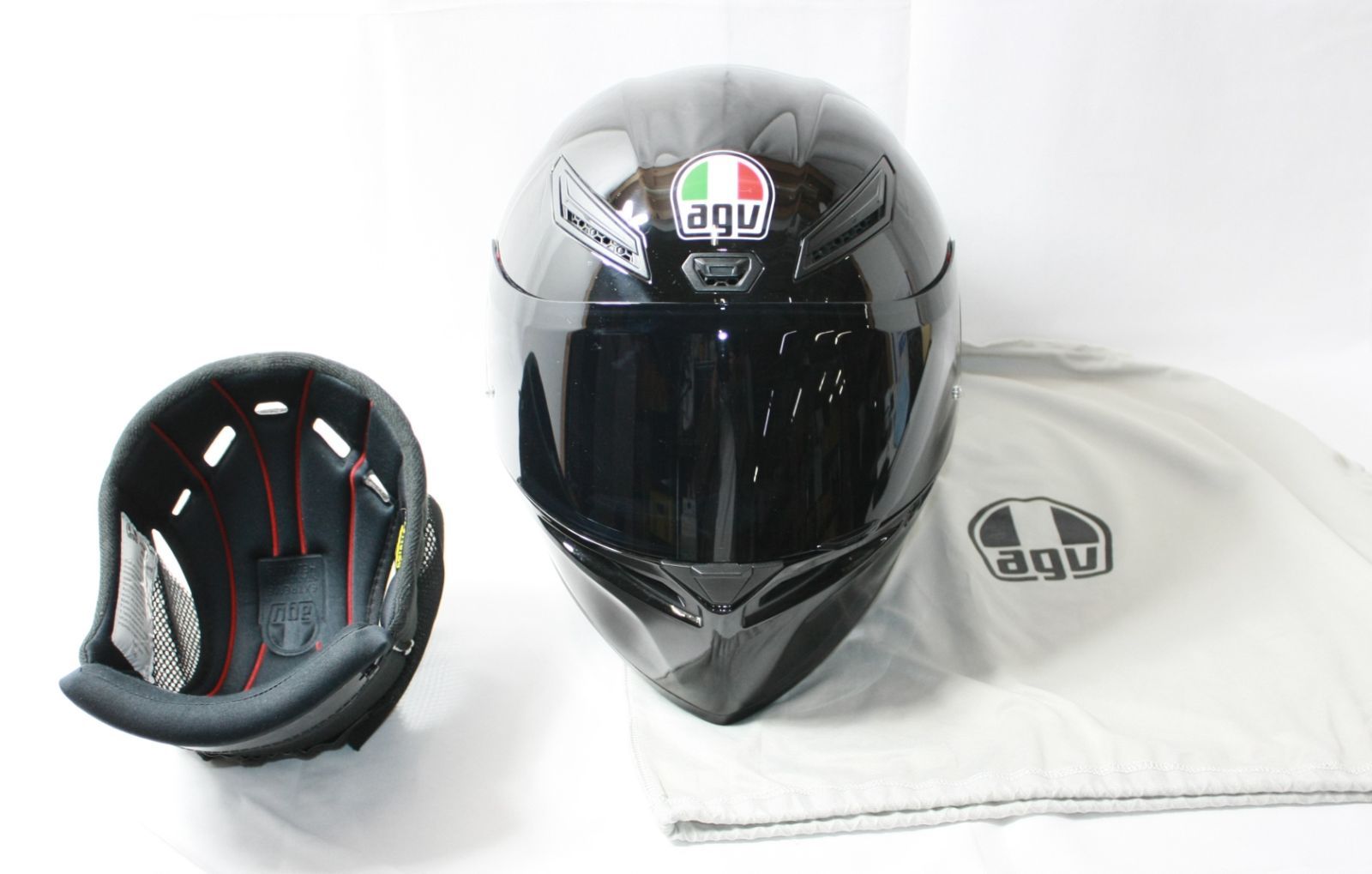 A1538・agv K1 S フルフェイスヘルメット Asian Fit ブラック M