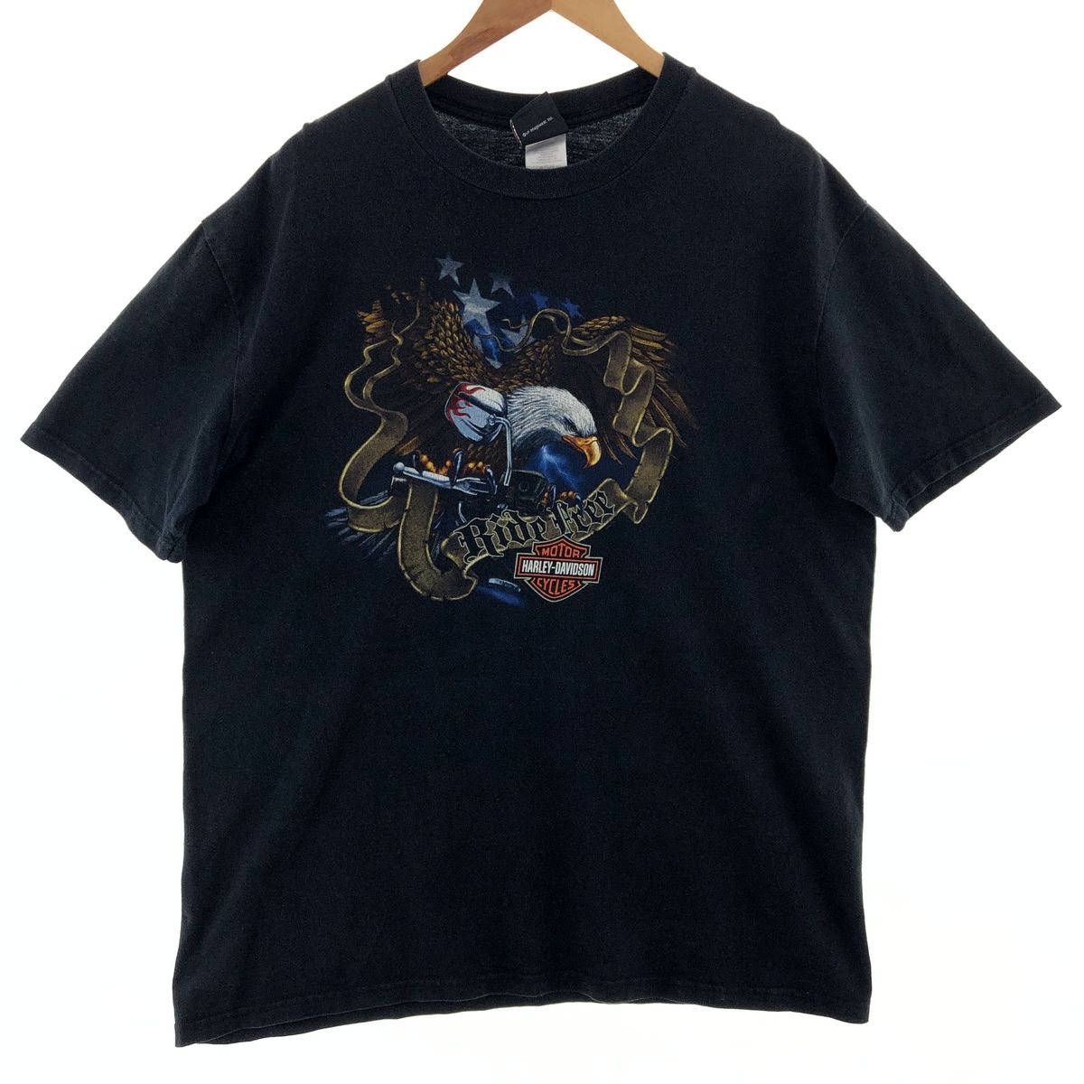 レア00sメキシコ製古着○両面プリントTシャツ ハーレー
