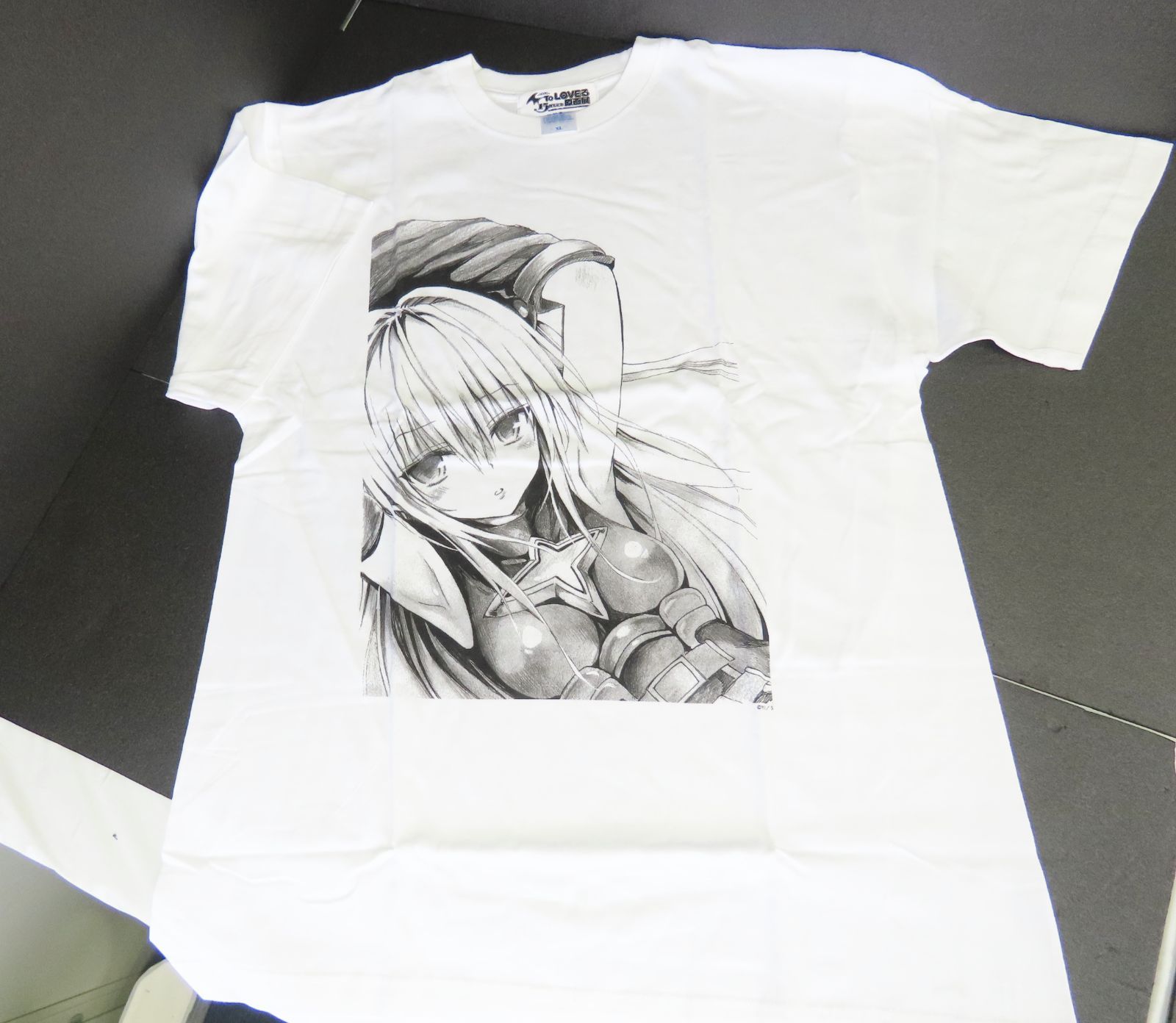 Toloveる 金色の闇 ヤミ　ビッグTシャツ　XL 原画展 トラブル とらぶる To LOVEる 15周年記念 原画展 ビッグTシャツ XL ヤミ 金色の闇