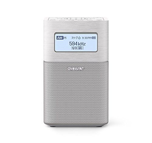 ソニー ホームラジオ SRF-V1BT : FM/AM/ワイドFM/Bluetooth対応 ホワイト SRF-V1BT W ソニー ホームラジオ SRF-V1BT : FM⁄AM⁄ワイドFM⁄Bluetooth対応