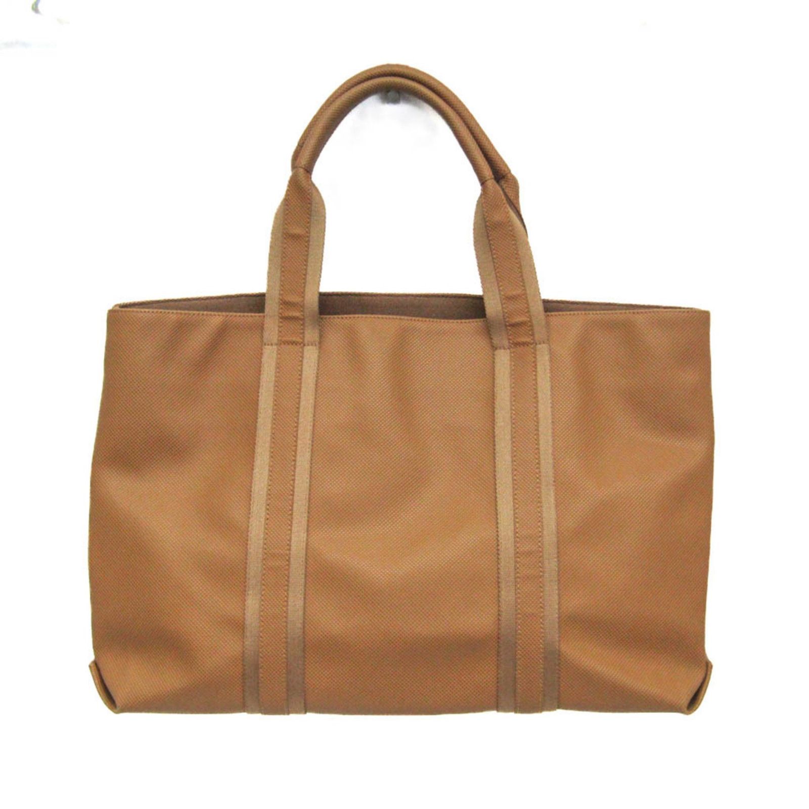 ボッテガ ヴェネタ Bottega Veneta マルコポーロ メンズ PVC ハンドバッグ トートバッグ ライトブラウン
