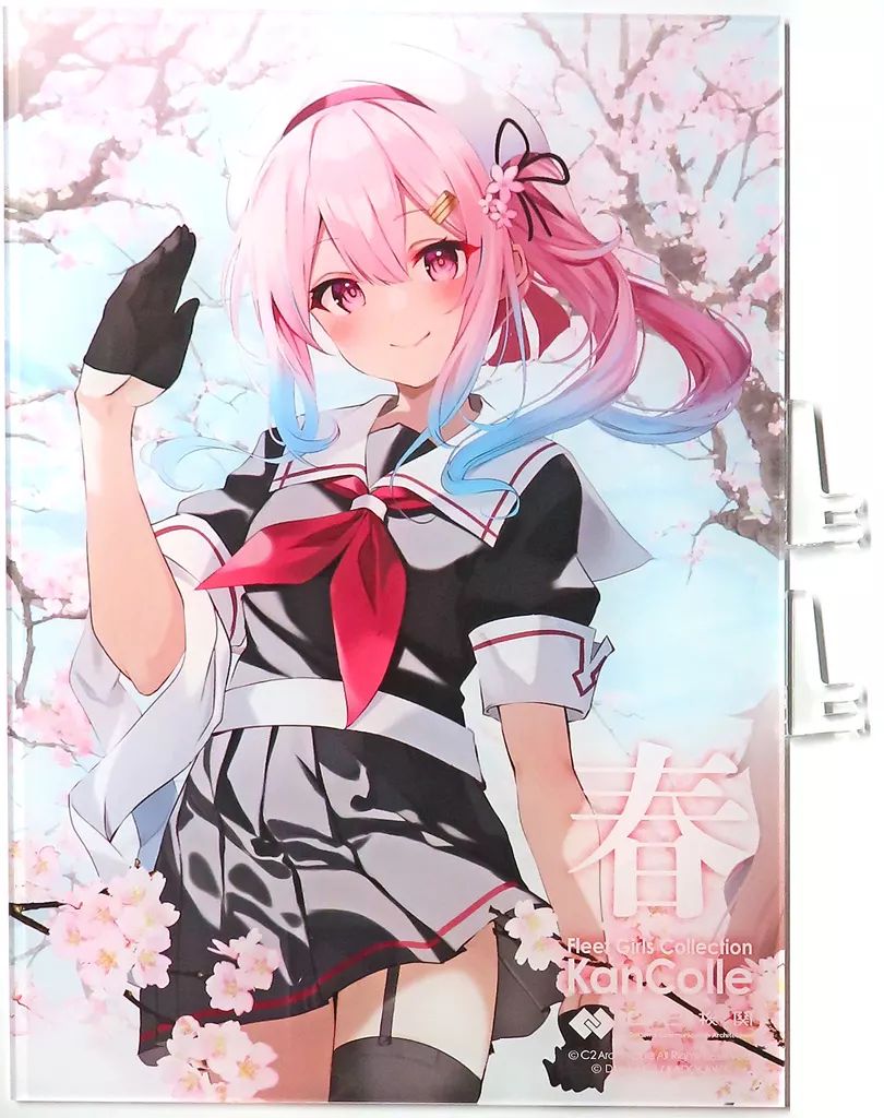 アクリルスタンド アクリルパネル 春雨改二 公式艦隊娘アクリルボード 艦隊これくしょん～艦これ～ カレー機関 32nd Sequence