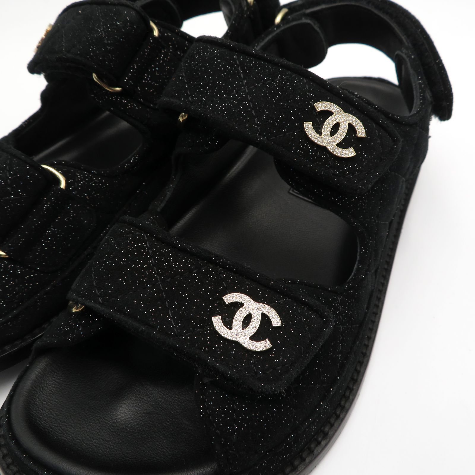CHANEL シャネル 34 スポーツ サンダル ココマーク CCマーク G35927