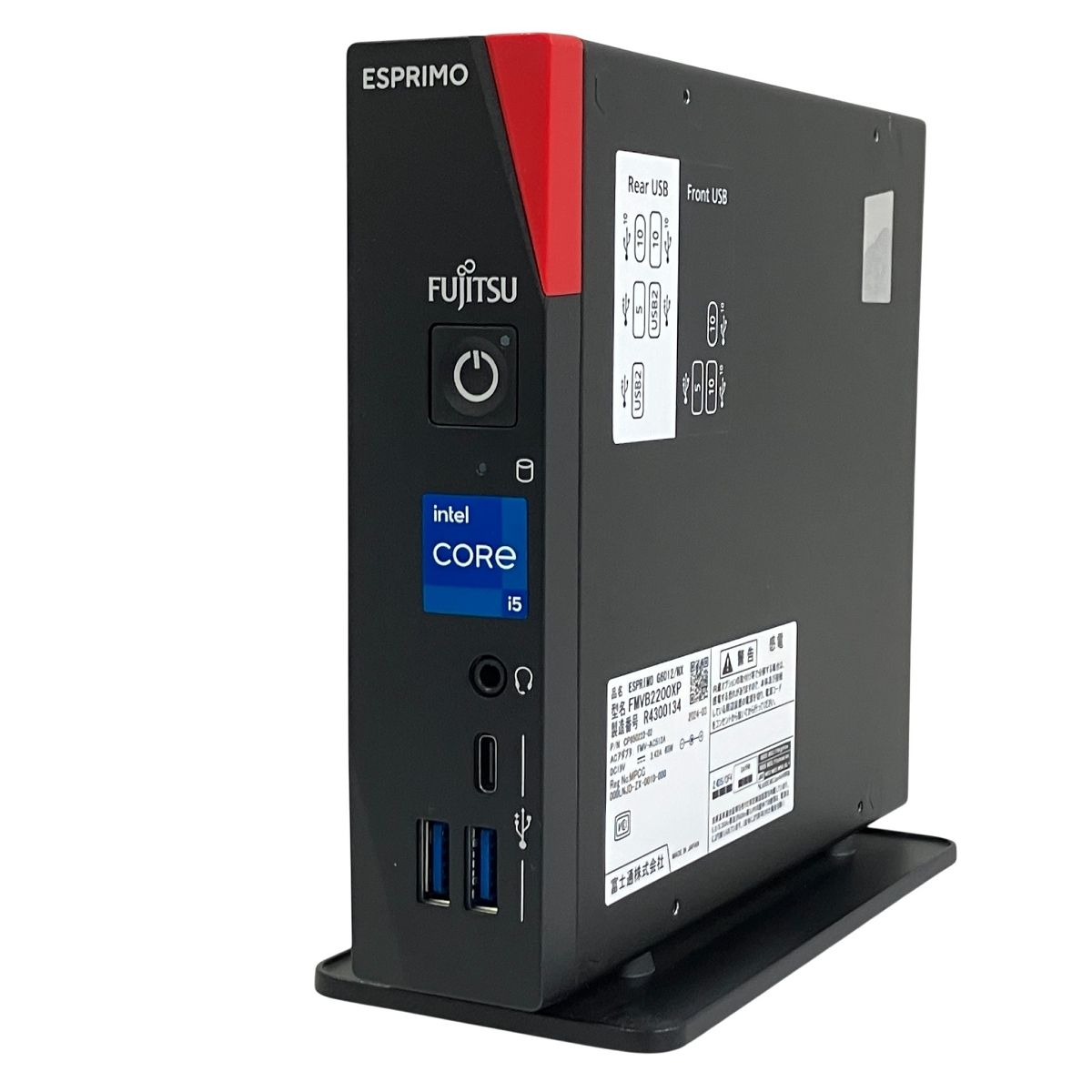 FUJITSU ESPRIMO G6012|NX デスクトップPC FMVB2200XP Core i5-12500T 16GB SSD 256GB T10482505