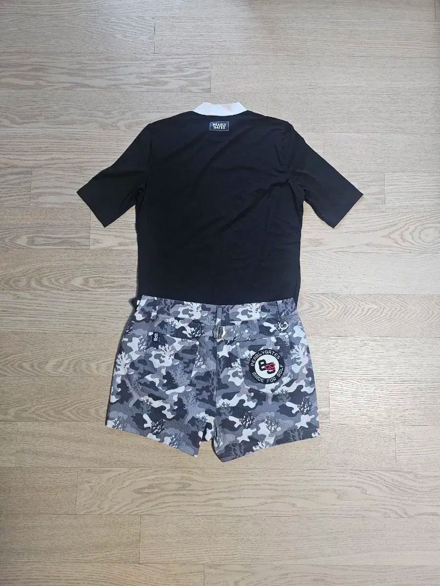 PEARLYGATES 半袖Tシャツ ＋ 迷彩 キュロット セット NOITHATQUANGTHANH_NET