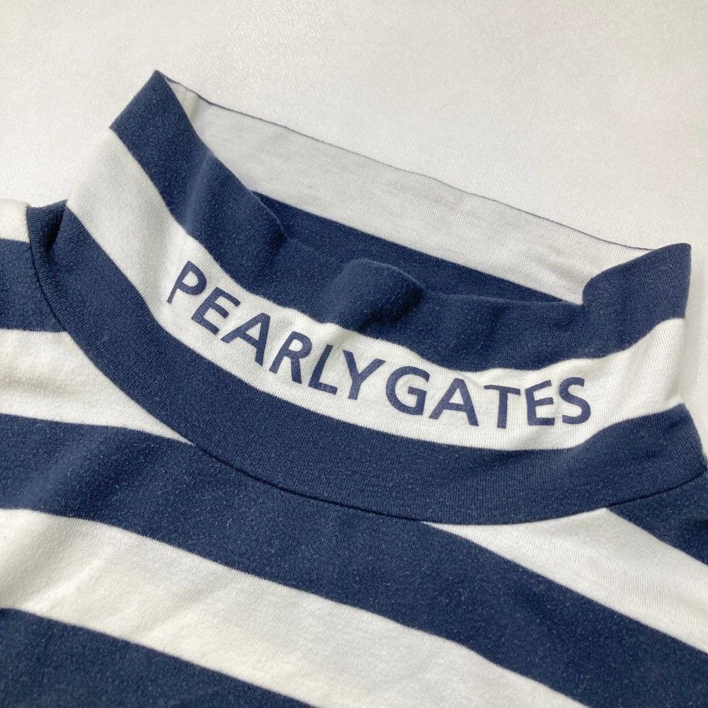 サイズ：5 PEARLY GATES パーリーゲイツ ハイネック 長袖Tシャツ