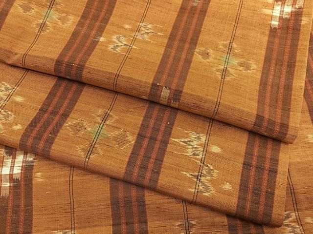 平和屋着物○上質な紬 琉球絣文様 正絹 逸品 BAAT3191hv - メルカリ 