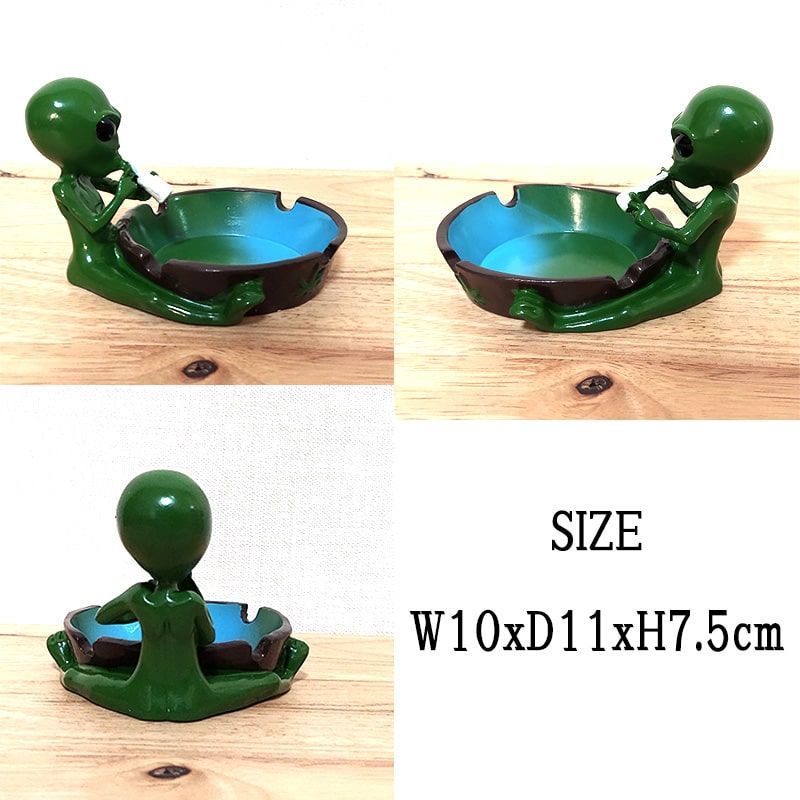 灰皿 卓上 面白い エイリアン かわいい 喫煙具 ユニーク 宇宙人 