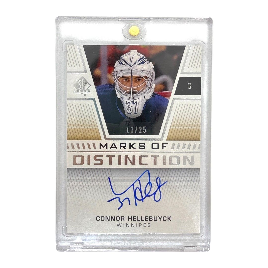 UPPER DECK NHLカード SP AUTHENTIC CONNOR HELLEBUYCK WINNIPEG JETS 17|25 MD-CH IT1