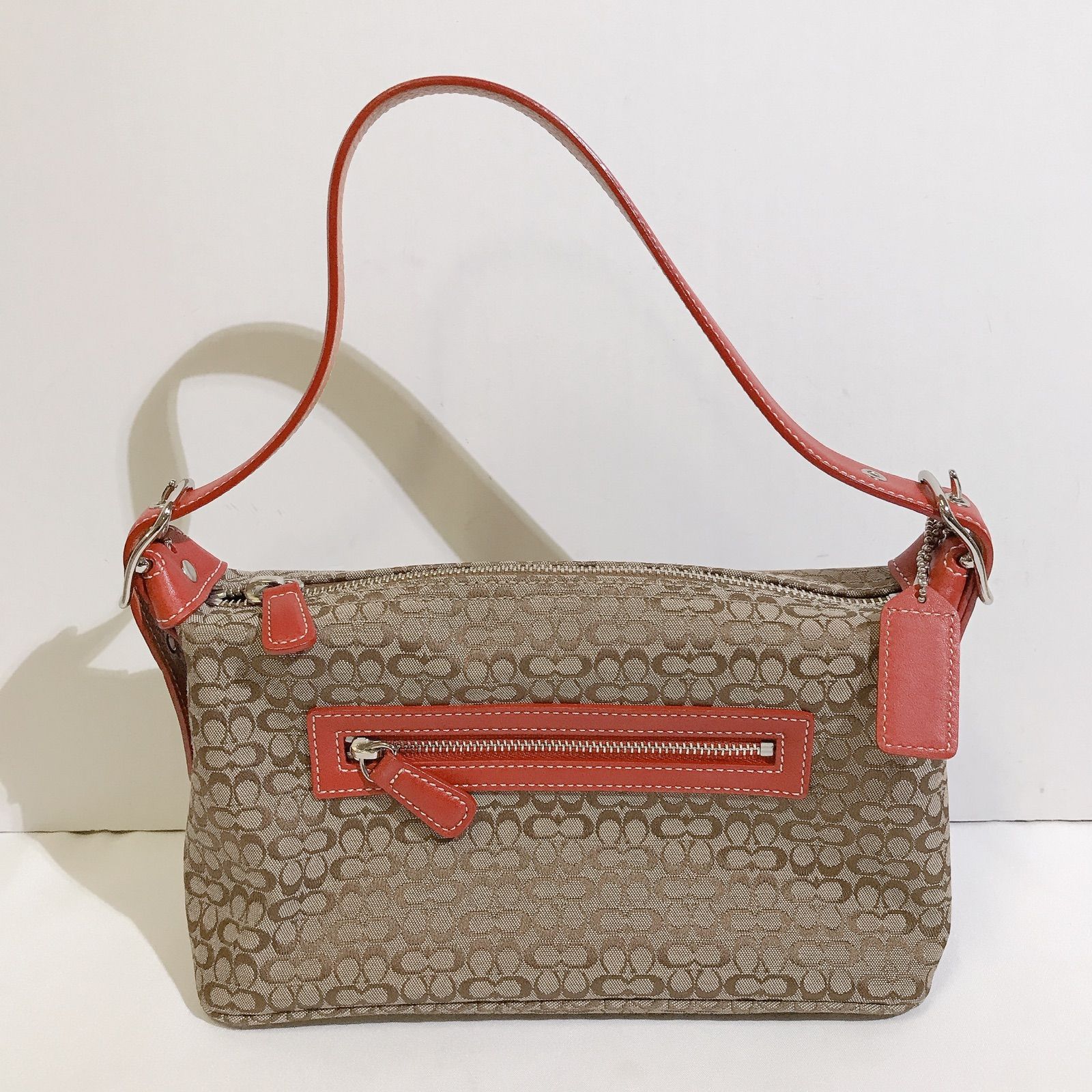 美品】COACH コーチ シグネチャーミニバッグ ワンショルダー ANA機内 