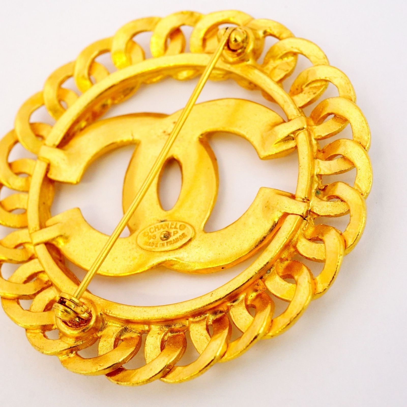 シャネル Chanel シャネル ブローチ ココマーク サークル GPメッキ ゴールドレディース SIROKUMA-CORPORATION_COM