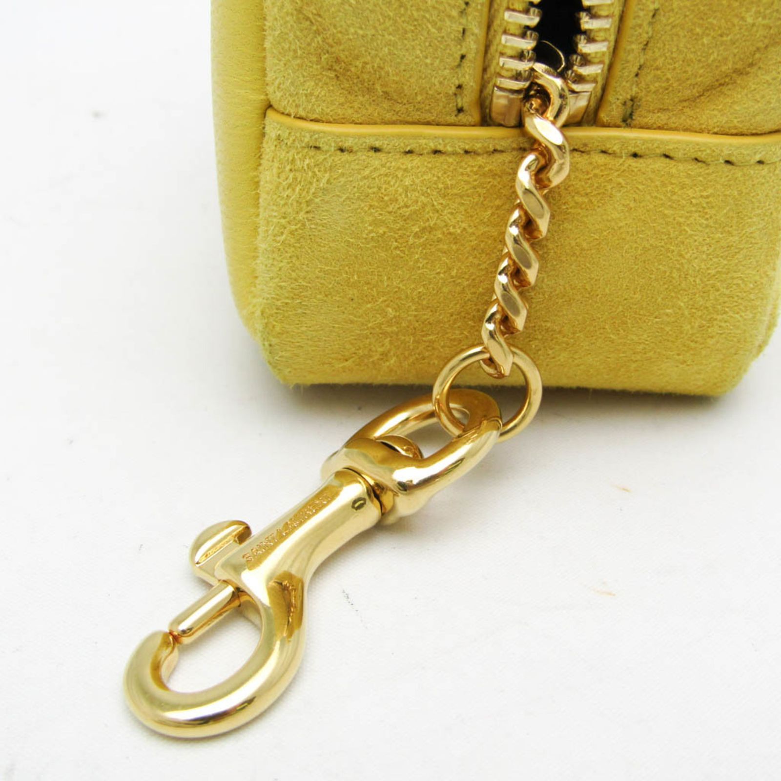 イヴ・サンローラン(Yves Saint Laurent) レザー バッグチャーム 