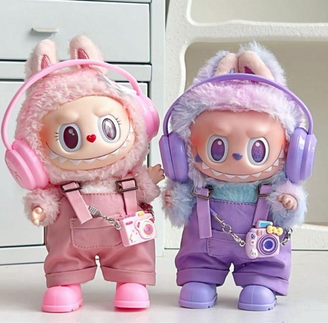 ラブブ服 LABUBU ぬいぐるみ着 ぬい服 ラブブ 着せ替え服4点セット