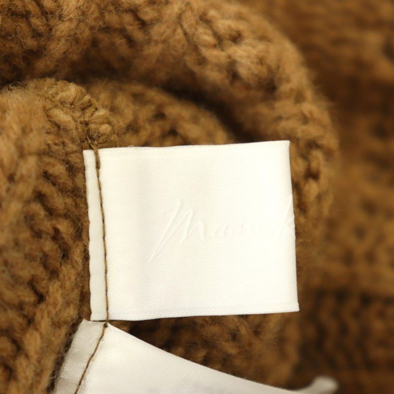 マメクロゴウチ Mame Kurogouchi 23AW Basket Motif Cable