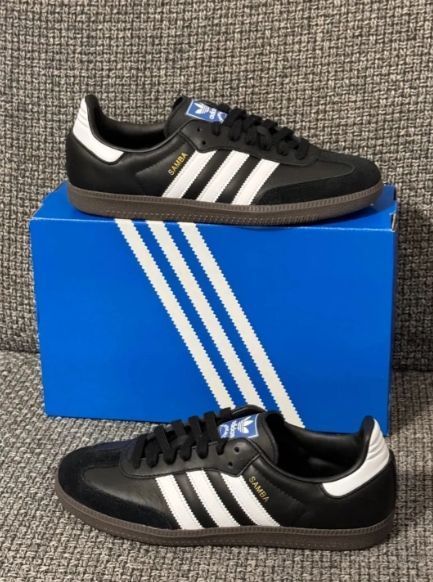 値下げします 新品 adidasアディダス サンバ Samba OG ブラック White Gum Adidas Originals Samba black