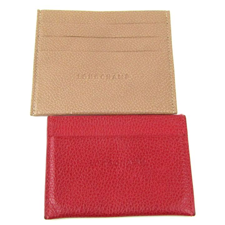 ロンシャン カードケース 2点セット レザー パスケース 名刺入れ まとめて ブランド レディース Longchamp