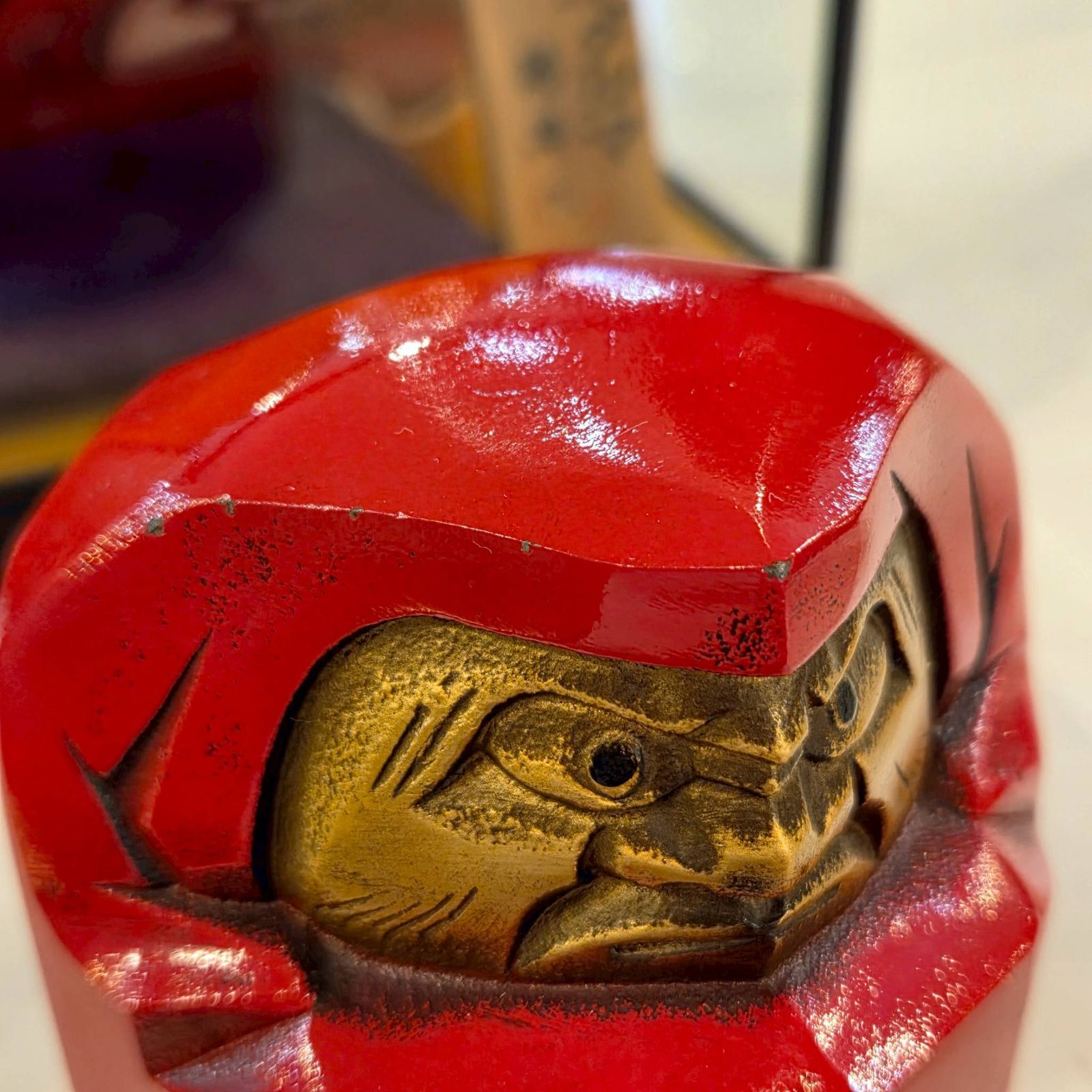 ♦銅器 達磨大師像 銅製 ？高岡銅器 開運 縁起物 置物 飾りレア物 骨董品 ♢銅器 達磨大師像 銅製 ？高岡銅器 開運 縁起物 置物 飾りレア