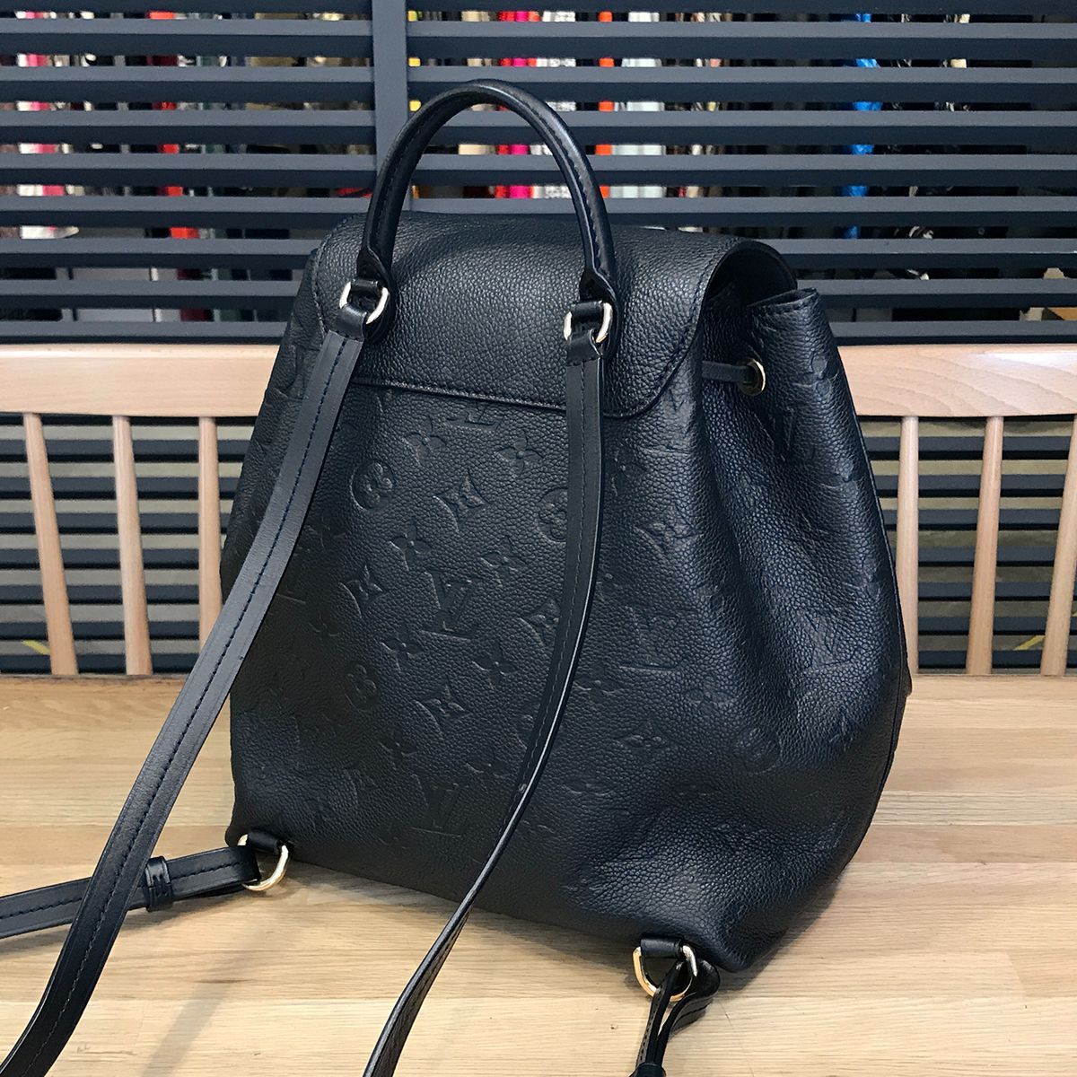 超美品 ルイヴィトン アンプラント モンスリPM ノワール リュック 