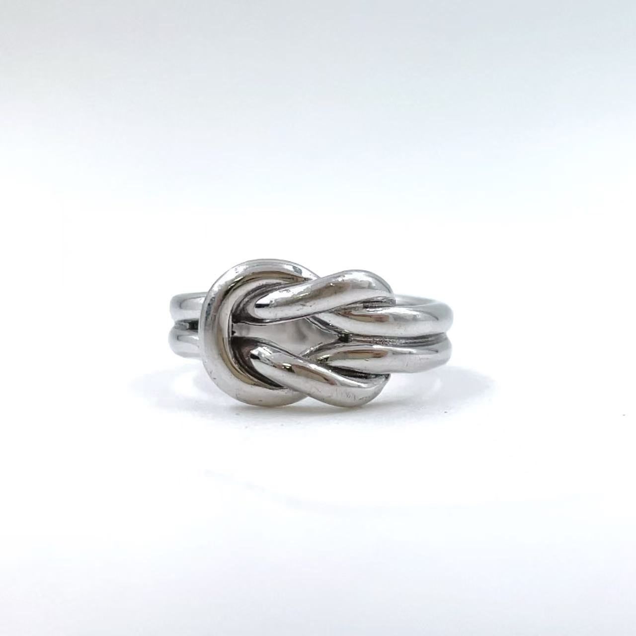 GUCCI R ノットインフィニティ Ag925 GUCCI インフィニティ ノット シルバー リング 刻印24 Ag925
